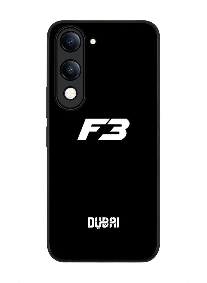 For vivo Y04 / Y29t 5G Case,Slim fit Camera Protection, Shockproof Thin Phone cover  -  Faz3 Dubai Black